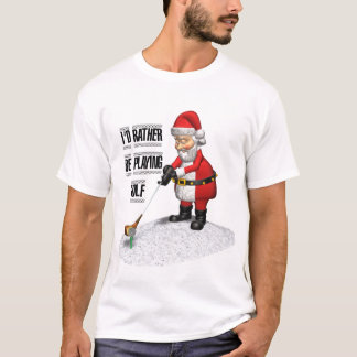 SANTA PLAYING GOLF T-Shirt