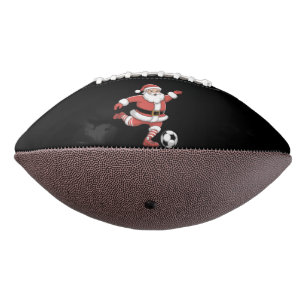 Santa Plays Soccer Christmas Sports Football