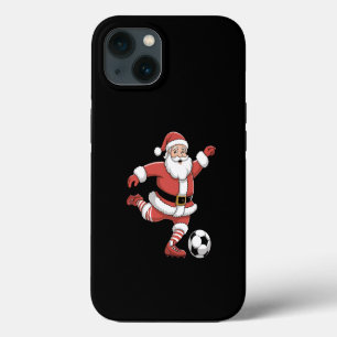 Santa Plays Soccer Christmas Sports iPhone 13 Case