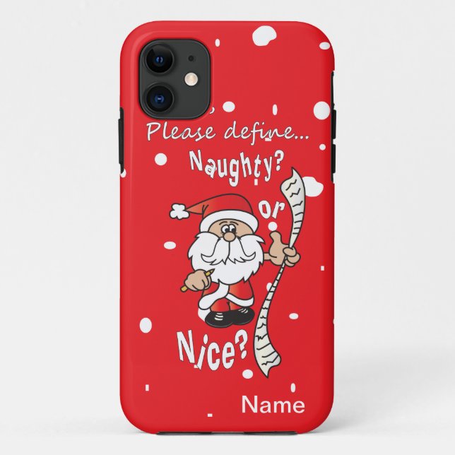 Santa Please Explain Case-Mate iPhone Case (Back)