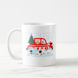 Santa Plowing Down Snowmen Coffee Mug