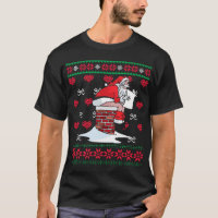 Santa Pooping Down Chimney Ugly Xmas Sweater Chris