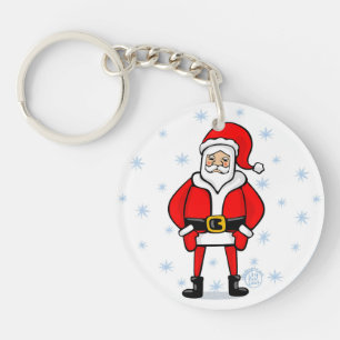 Santa Pose Keychain