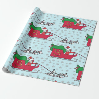 Santa Possums Wrapping Paper