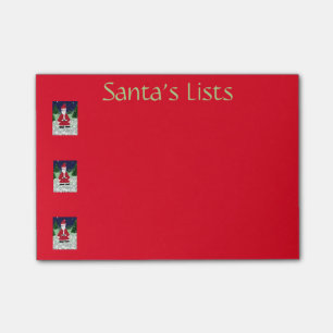 Santa Post It Note