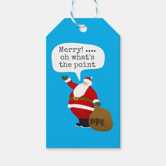 Santa PPE Gift Tags (Front)