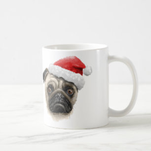 Santa Pug Mug