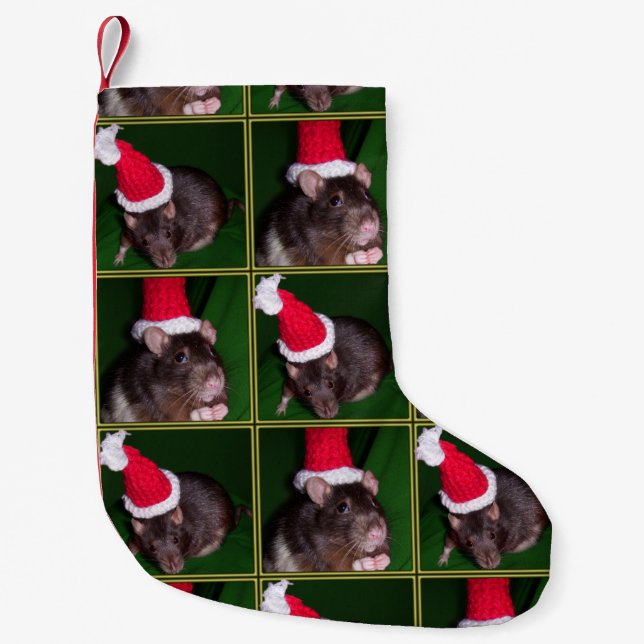 Santa Rat Stocking (Front)