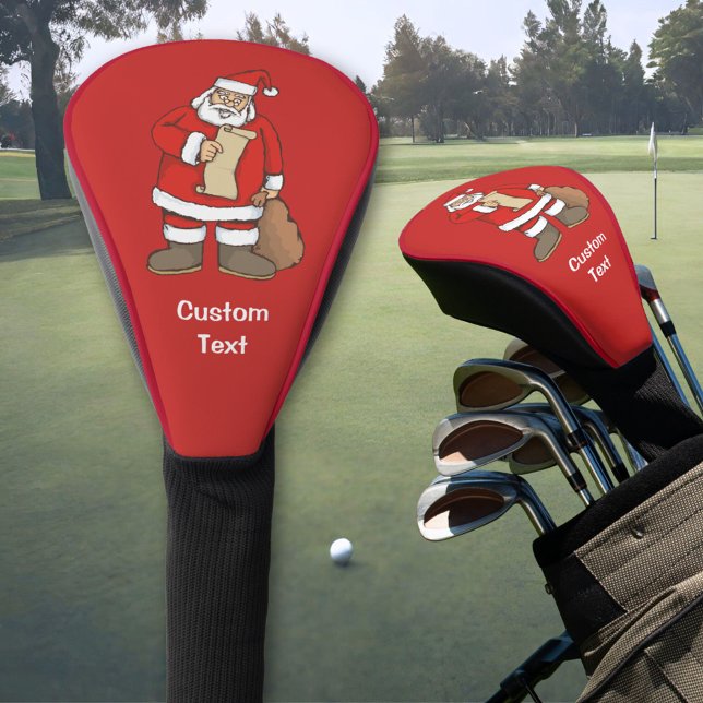 Santa Reading Golf Head Cover (Creator Uploaded)