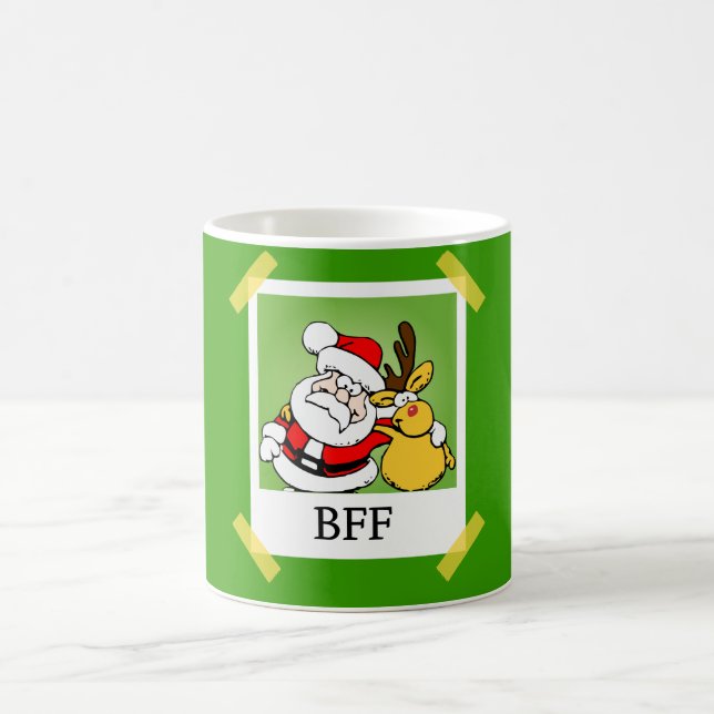 Santa & Reindeer  BFF's Magic Mug (Center)