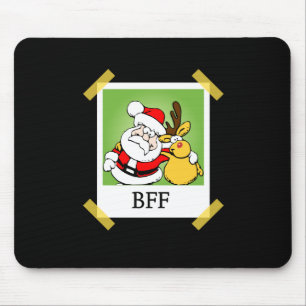 Santa & Reindeer  BFF's Mouse Pad