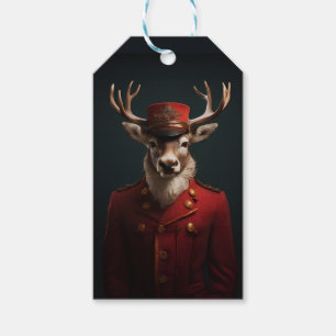 Santa Reindeer Gift Tags