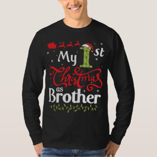 Santa _ Reindeer Noel Costume My 1st Christmas As T-Shirt