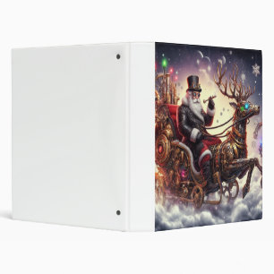 Santa/Reindeer steampunk Christmas/winter Binder