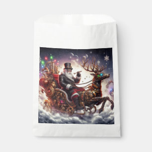Santa/Reindeer steampunk Christmas/winter Favour Bag