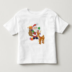 Santa & Reindeer Toddler T-shirt
