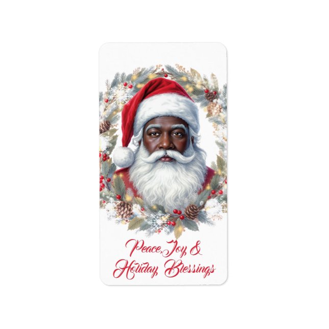 Santa Return Address Label  (Front)