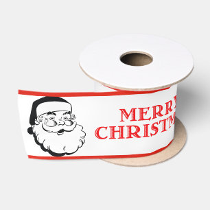 Santa Ribbon - Merry Christmas - Santa Ribbon - Me Satin Ribbon
