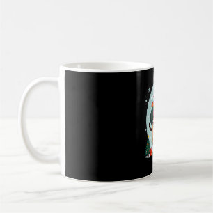 Santa Riding Reindeer Siamese Cat Christmas Tree L Coffee Mug