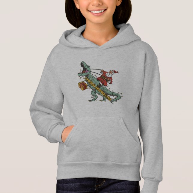 Santa Riding Trex - Merry Trexmas (Front)