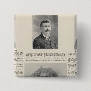 Santa Rosa, California 2 Inch Square Button