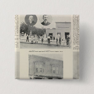 Santa Rosa, California 2 Inch Square Button