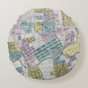 Santa Rosa, California 5 Round Pillow