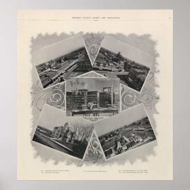 Santa Rosa, California 6 Poster (Front)