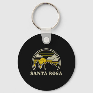 Santa Rosa California Ca T Shirt Vintage Hiking Mo Keychain