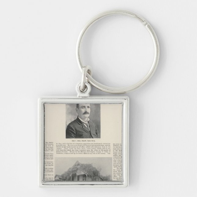 Santa Rosa, California Keychain (Front)