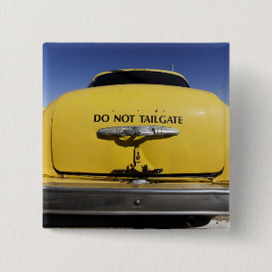 Santa Rosa, New Mexico,United States. Old Yello 2 Inch Square Button