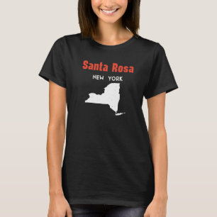 Santa Rosa New York Usa State America Travel New Y T-Shirt