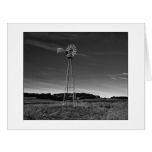 " Santa Rosa Plateau Windmill " Black and White