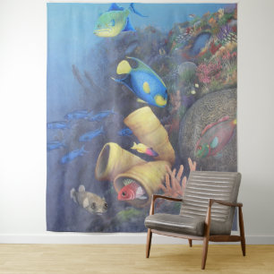 Santa Rosa Wall 1 Fine Art Tapestry