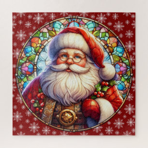 Santa Round Puzzle