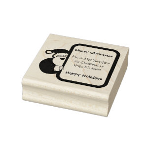 Santa Rubber Stamp