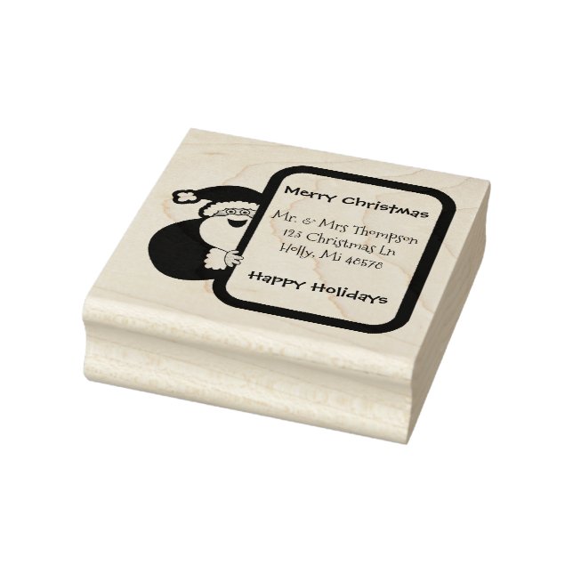 Santa Rubber Stamp (Stamp)