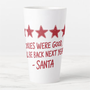 Santa’s 5-Star Review - Christmas Design Latte Mug