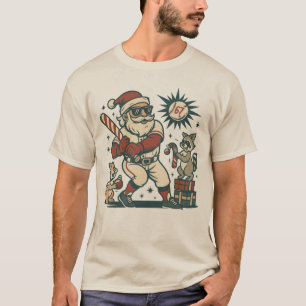 Santa’s 67 Christmas Baseball Meme T-Shirt