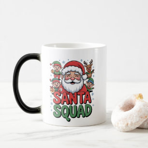 Santa’s Bad Influence (Funny Santa Squad) Magic Mug