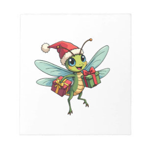 Santa�s Dragonfly Helper Notepad