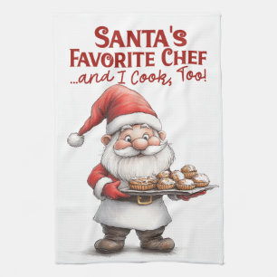 Santa’s Favorite Chef Kitchen Towel