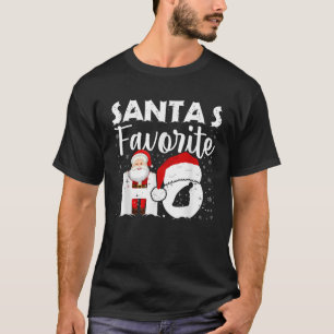 Santa s Favorite Ho Funny and Naughty Christmas Pa T-Shirt