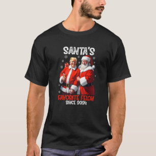Santa s Favourite Felon Since 2024 Trump Christmas T-Shirt