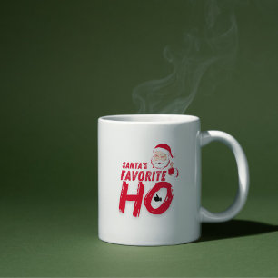Santa’s Favourite Ho – Playful Holiday Design  Coffee Mug