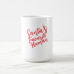 Santa’s Favourite Human   Cute Christmas Coffee Mu Mug