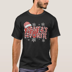 Santa’s Favourite Shirt   Funny Christmas Tee   Ho