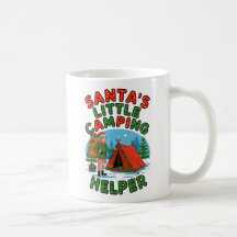 Santa’s Little Camping Helper Christmas Elf Design