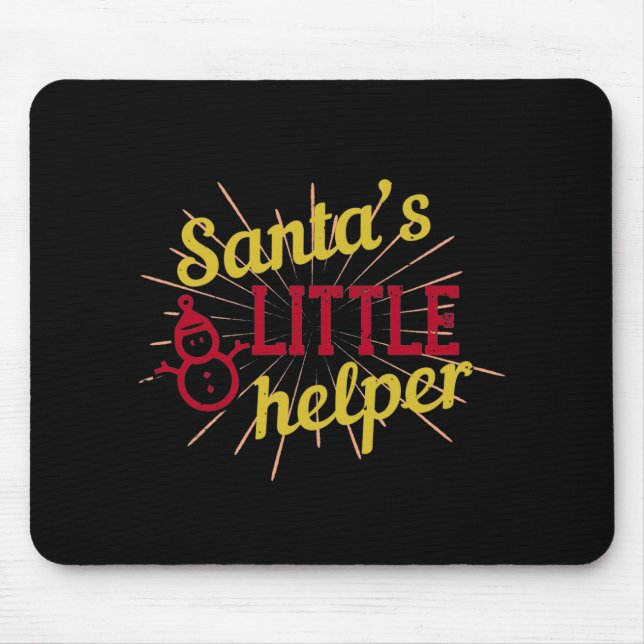 Santa’s Little Helper Mouse Pad (Front)