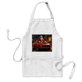 Santa’s Little Red Convertible  Standard Apron